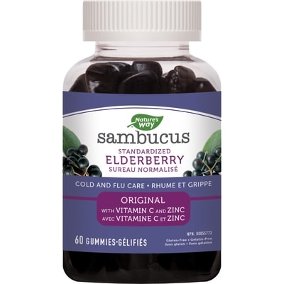 Nature's Way Sambucus Gummies 60 ea, $0.38/1ea