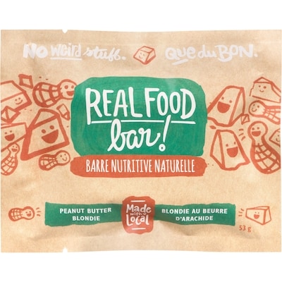 Made with Local Real Food Bar! Peanut Butter Blondie 12x53.0 g, $7.07/100g