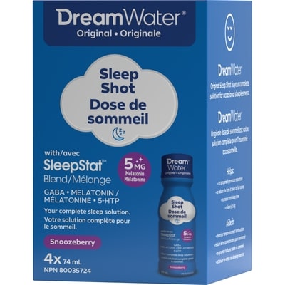 Dream Water Snoozeberry 4pk 74 ml, $13.50/100ml