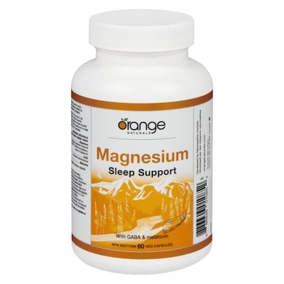 Orange Naturals Mag Sleep Magnesium + Gaba & Melatonin 90 ea, $0.26/1ea