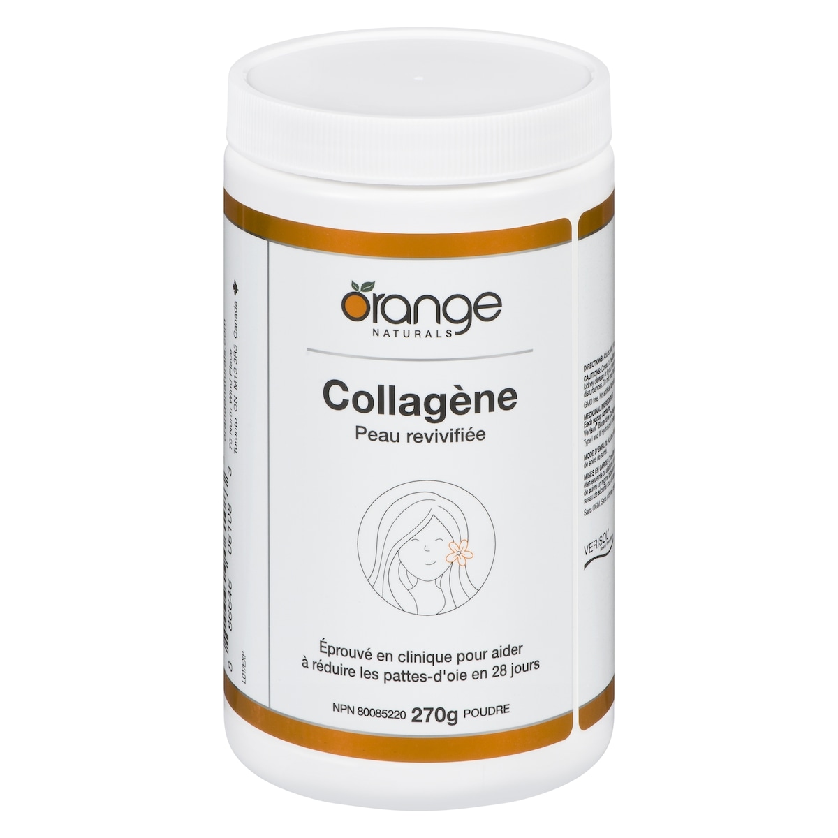 Orange Naturals Revitalisant pour la peau au collagène 270 g, 14,81 $/100g