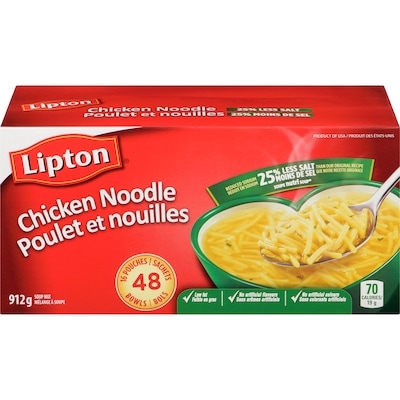 Lipton Dry Soup Mix Chicken Noodle Nutri Soup low fat and no artificial flavours 912 g, $5.04/100g