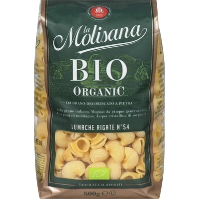 Molisana Pasta Lumache Rigate N°54 Organic 500 g, $0.70/100g