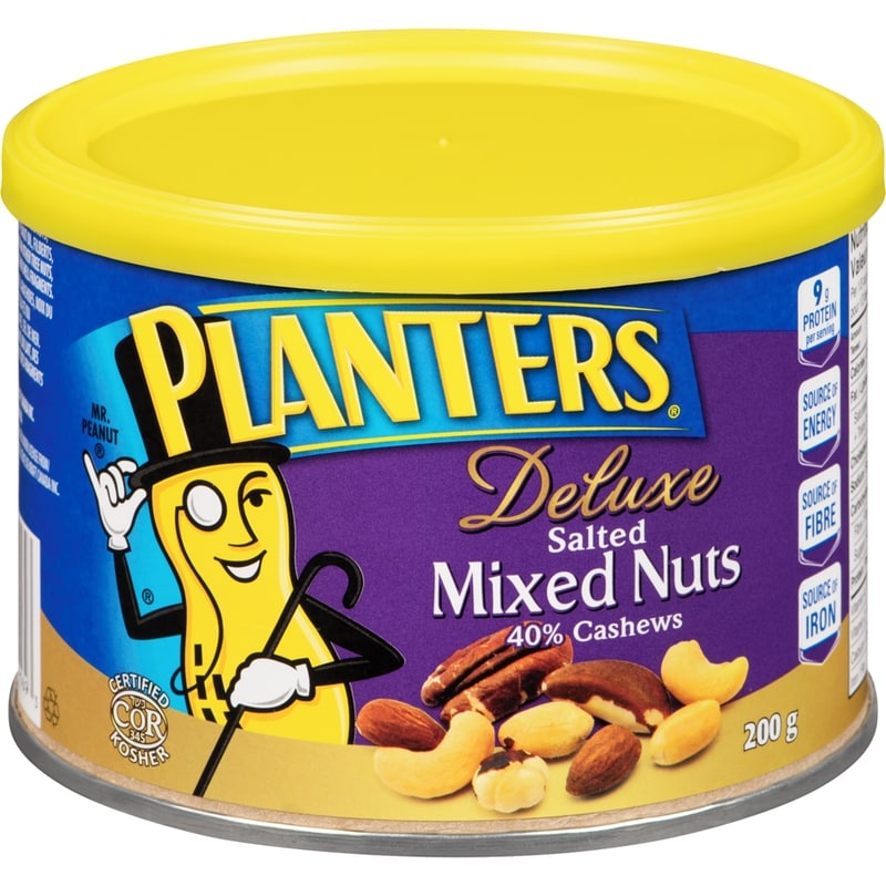 Planters Mixed Nuts Deluxe Salted - 200 g | Zehrs