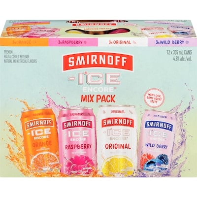 Smirnoff Ice Mixte (ID required at pick-up) 12x355.0 ml, $0.56/100ml