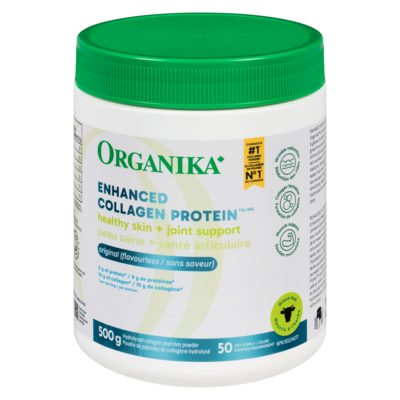 Organika Enhanced Collagen Original     500 g, $12.00/100g