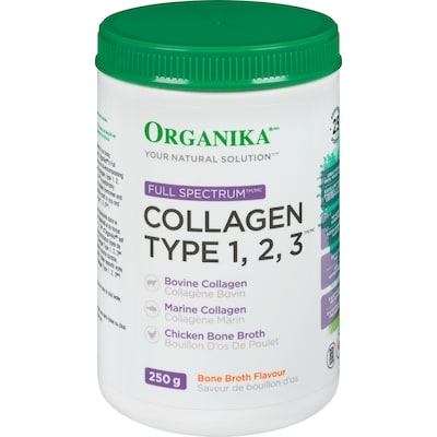 Organika Organiko supplément au collagène à spectre complet 250 g, 19,60 $/100g