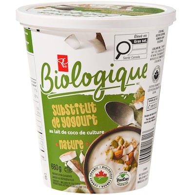 Organic Plain Cultured Coconut Milk Yogurt Alternative
