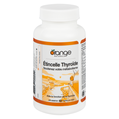 Orange Naturals Thyroid Spark, 60 capsules végétales 60 ea, 0,43 $/1ch