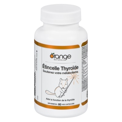 Orange Naturals Thyroid Spark, 60 capsules végétales 60 ea, 0,40 $/1ch