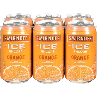 Smirnoff Ice Orange (ID required at pick-up) 6x355.0 ml, $0.68/100ml