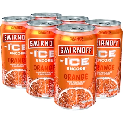 Smirnoff Ice orange (Pièce d’identité requise au moment du ramassage) 6x355.0 ml, 0,68 $/100ml
