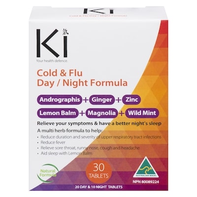 Ki Cold & Flu Day and Night Tabs, 30 30 ea, $0.60/1ea