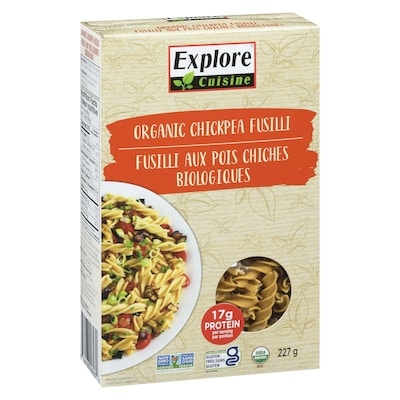 Fusilli aux pois chiches