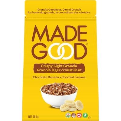 Made Good Chocolate Banana Crispy Light Granola 284 g, $2.46/100g