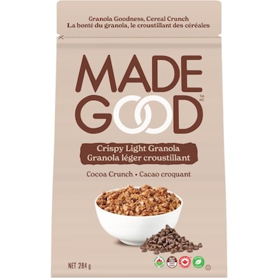 Made Good Cocoa Crunch Crispy Light Granola 284 g, $2.46/100g
