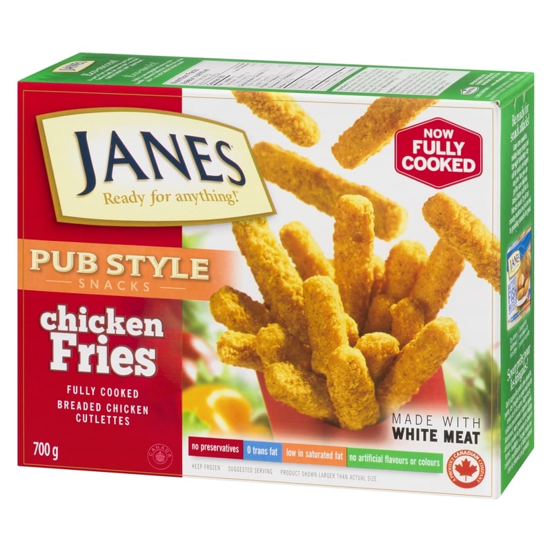 Pub Style Chicken Fries, Fully Cooked