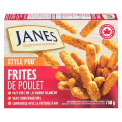 Janes Frites de poulet style pub, entièrement cuites 700 g, 1,43 $/100g