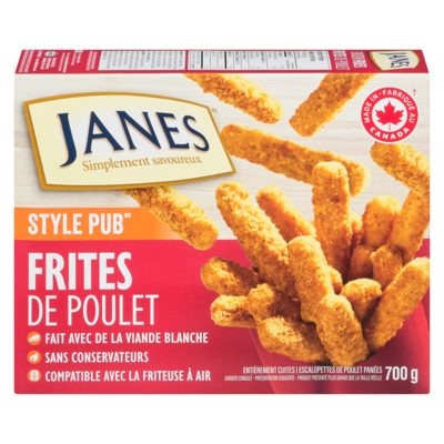 Janes Frites de poulet style pub, entièrement cuites 700 g, 1,43 $/100g