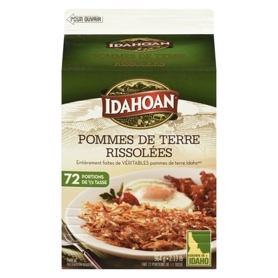 Idahoan Pommes de terre rissolées 964 g, 1,55 $/100g