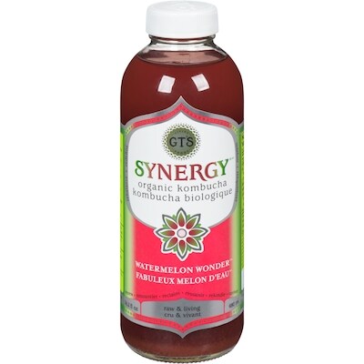 GT's GT'S Synergy Organic Kombucha Watermelon Wonder 480 ml, $0.94/100ml