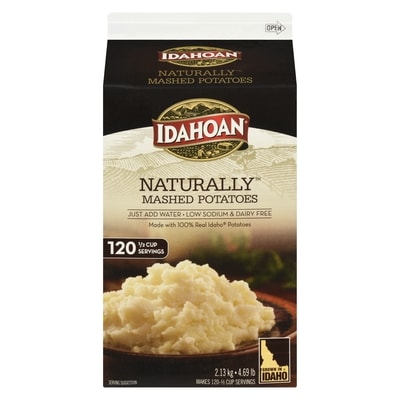 Idahoan Naturally Mashed Potatoes 1.47 kg, $1.50/100g