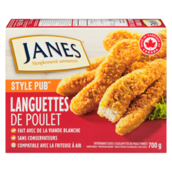 Janes Languettes de poulet style pub, entièrement cuites 700 g, 2,00 $/100g