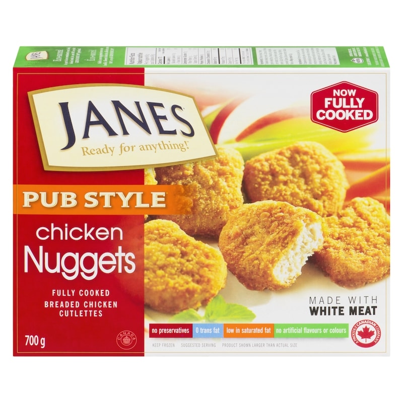 Pub Style Chicken Nugget, Fully Cooked