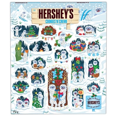 Hershey’s Calendrier de l'Avent COOKIES 'N' CREME  212 g, 7,54 $/100g
