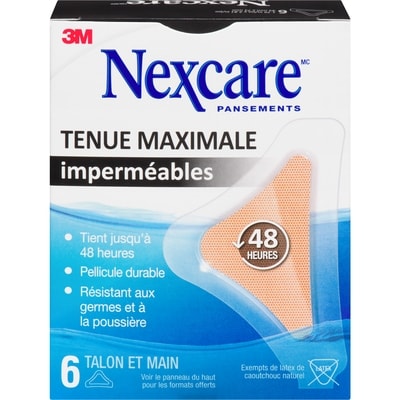 3 M Pansements imperméables Max-Hold pour talon 6 ea, 1,00 $/1ch