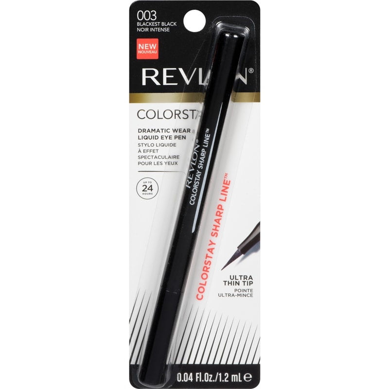 Colorstay Liquid Eye Pens, Sharp Line Blackest Black 003