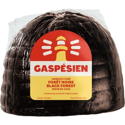 Gaspésien Jambon fume foret noire (demi) 34,90 $/1kg 15,83 $/1lb