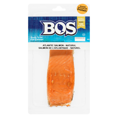Bos Atlantic Salmon Naturally Smoked Natural   125 g, $7.19/100g