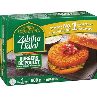 Burgers de poulet panés