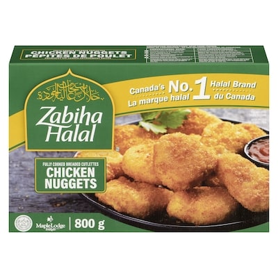 Zabiha Halal Chicken Breast Nuggets 800 g, $1.50/100g