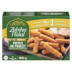 Zabiha Halal Frites de poulet, surgelées 800 g, 1,25 $/100g
