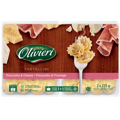 Olivieri Tortellini Prosciutto & Cheese 450 g, $1.33/100g