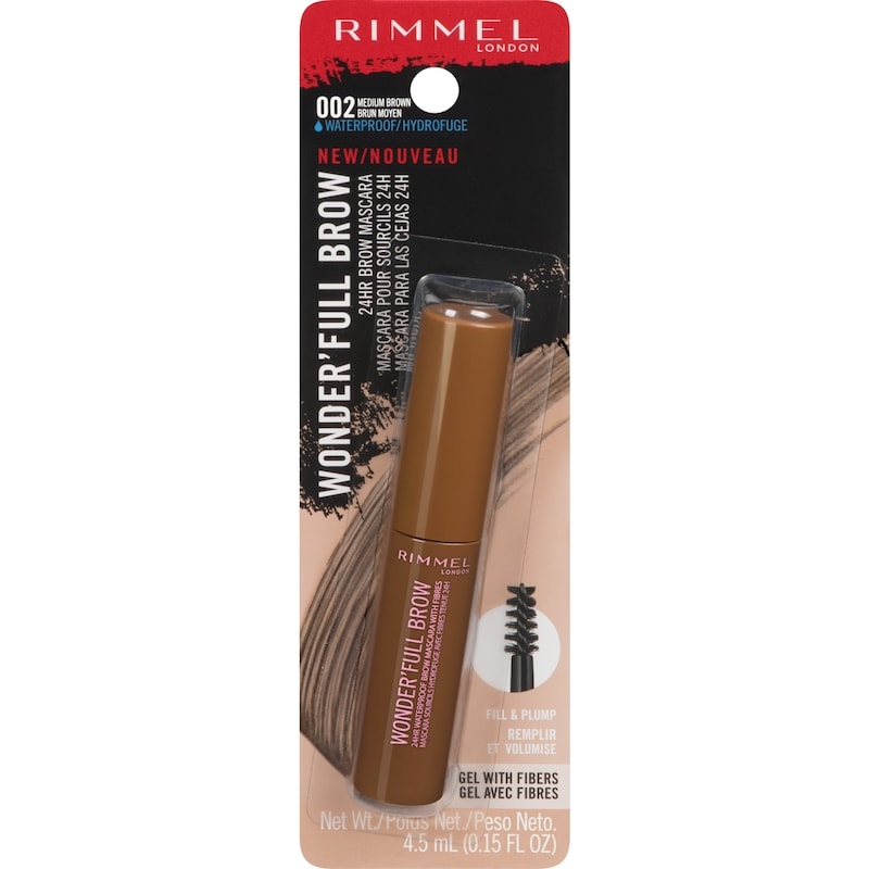 Wonder'Full Brow 24Hr Brow Mascara Waterproof 002 Medium Brown