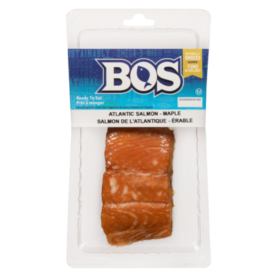 Bos Atlantic Salmon Naturally Smoked Honey Maple 125 g, $7.19/100g