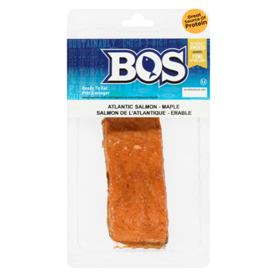 Bos Atlantic Salmon Naturally Smoked Honey Maple  125 g, $7.19/100g