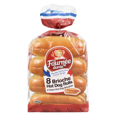 Brioche Hot Dog Rolls