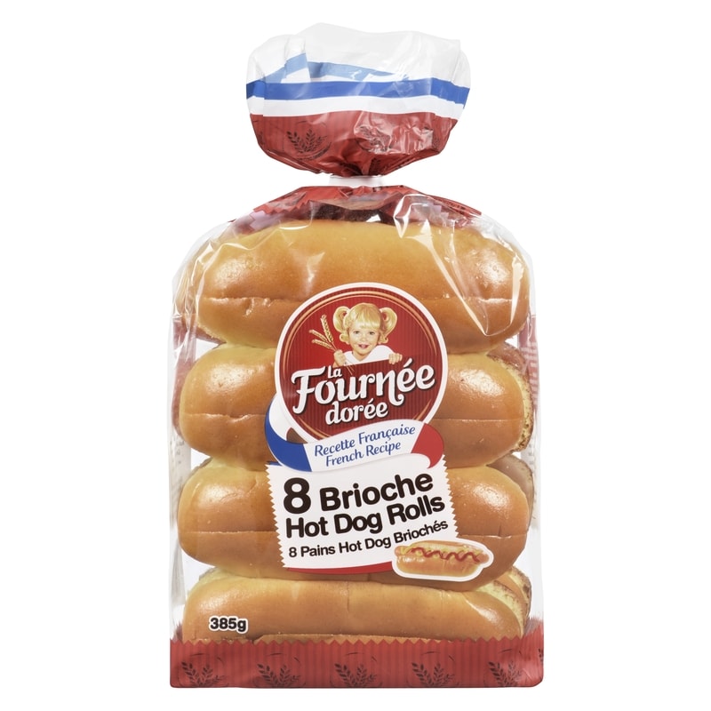 Brioche Hot Dog Rolls