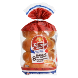 La Fournée Dorée Pains hot dog Briochés 385 g, 1,50 $/100g