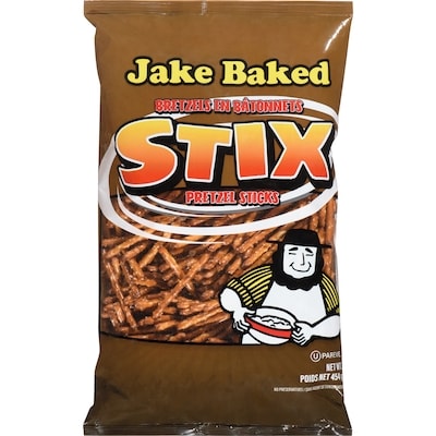 Jake Baked Pretzel Sticks Stix 454 g, $0.88/100g