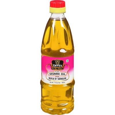 Divya Pure Sesame Oil 500 ml, $1.00/100ml