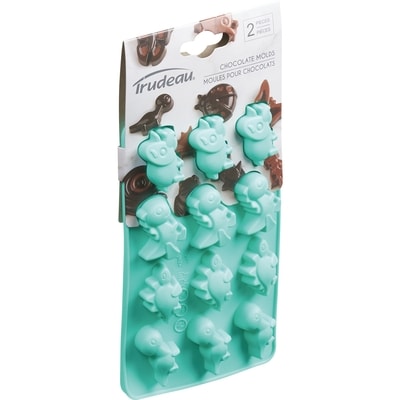 Trudeau Ensemble de moules à chocolat en forme de dinosaure 2x1.0 ea, 4,50 $/1ch