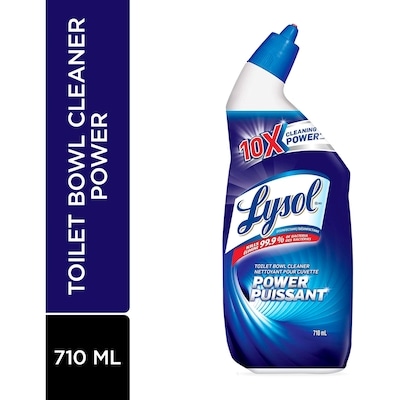 Lysol Bathroom cleaning- Toilet Bowl Cleaner, Power, 10X Cleaning Power 710 ml, $0.53/100ml