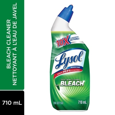 Lysol Bathroom Cleaning- Toilet Bowl Cleaner, Bleach, 10X Power Action 710 ml, $0.84/100ml