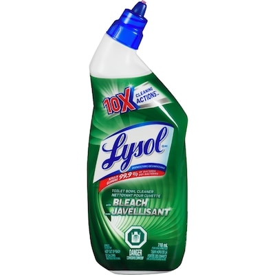 Lysol Bathroom Cleaning- Toilet Bowl Cleaner, Bleach, 10X Power Action 710 ml, $0.84/100ml