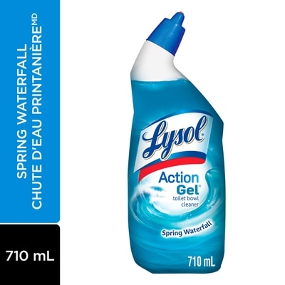 Lysol Nettoyant pour cuvette, Gel actif, Cascade du printemps, 8x Gel 710 ml, 0,77 $/100ml